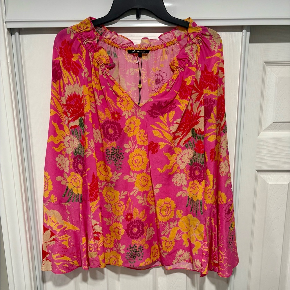 Kobi Halperin New Jenna Silk Blouse - Size XS